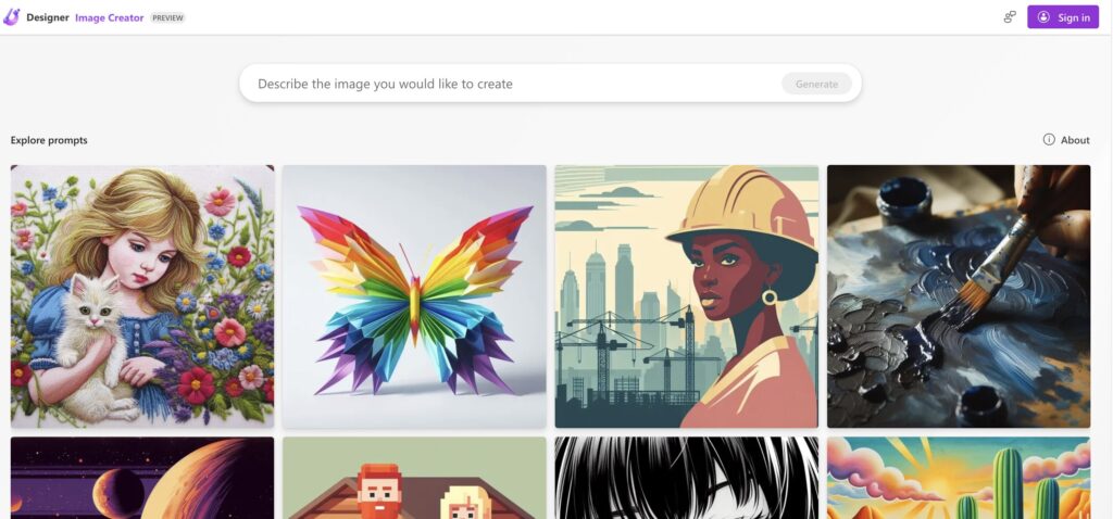 Image Creator from Microsoft Designer